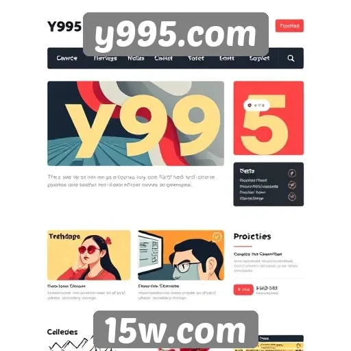Análise da interface do usuário do site y995.com